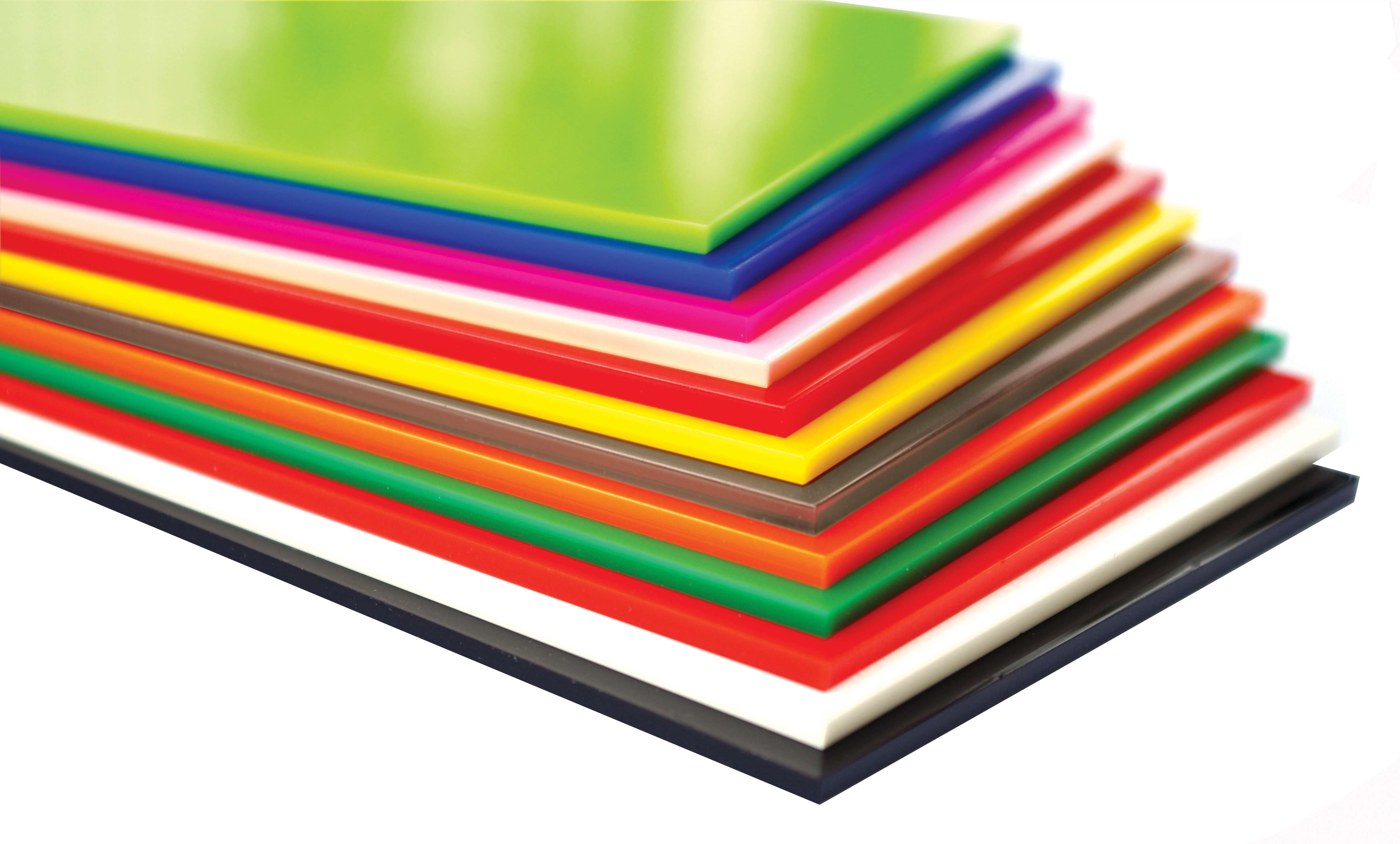 Cast Acrylic 3mm Sheet - 600 x 400mm Assorted Pack of 12