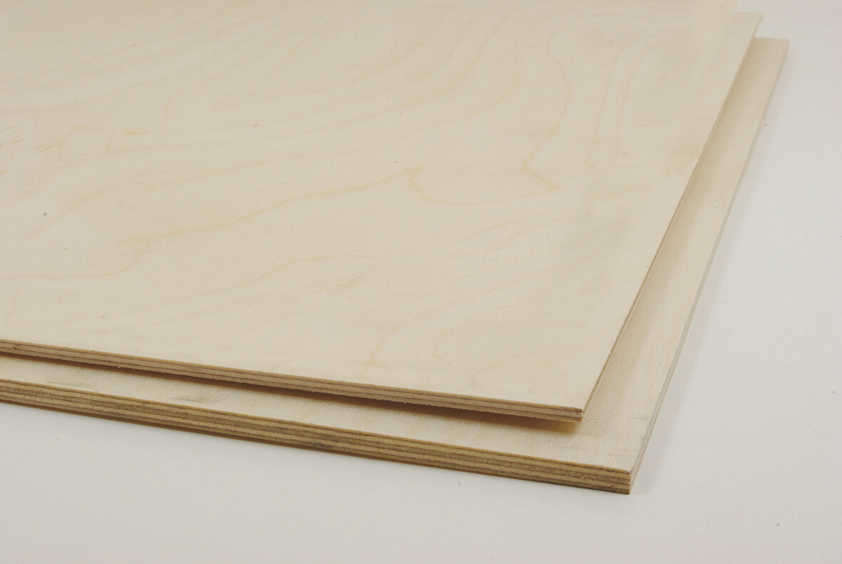 Birch Laser Plywood Sheets - 900 x 600 x 12mm (Pack of 5)