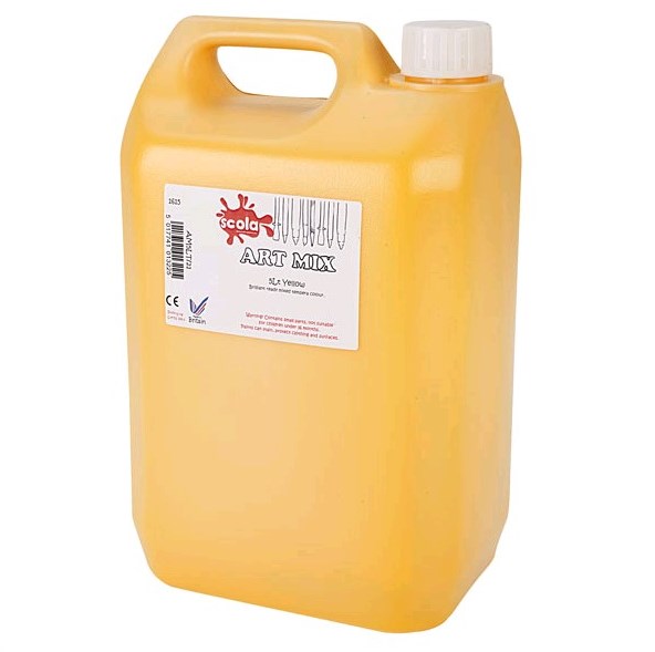 Ready Mixed Poster Paint Brilliant Yellow - 5l