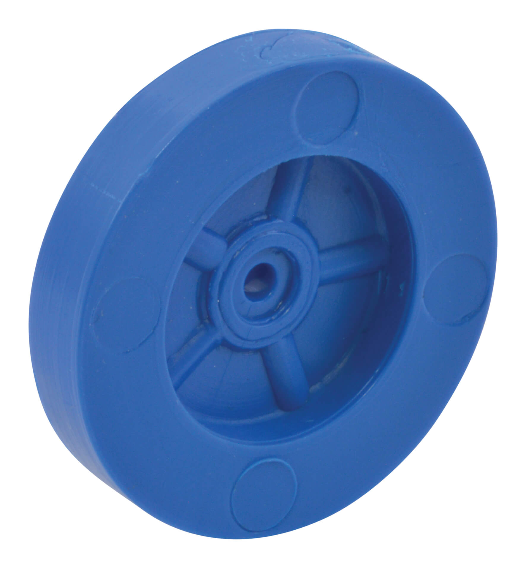 Blue 39mm Polythene Wheels - Pack Of 100