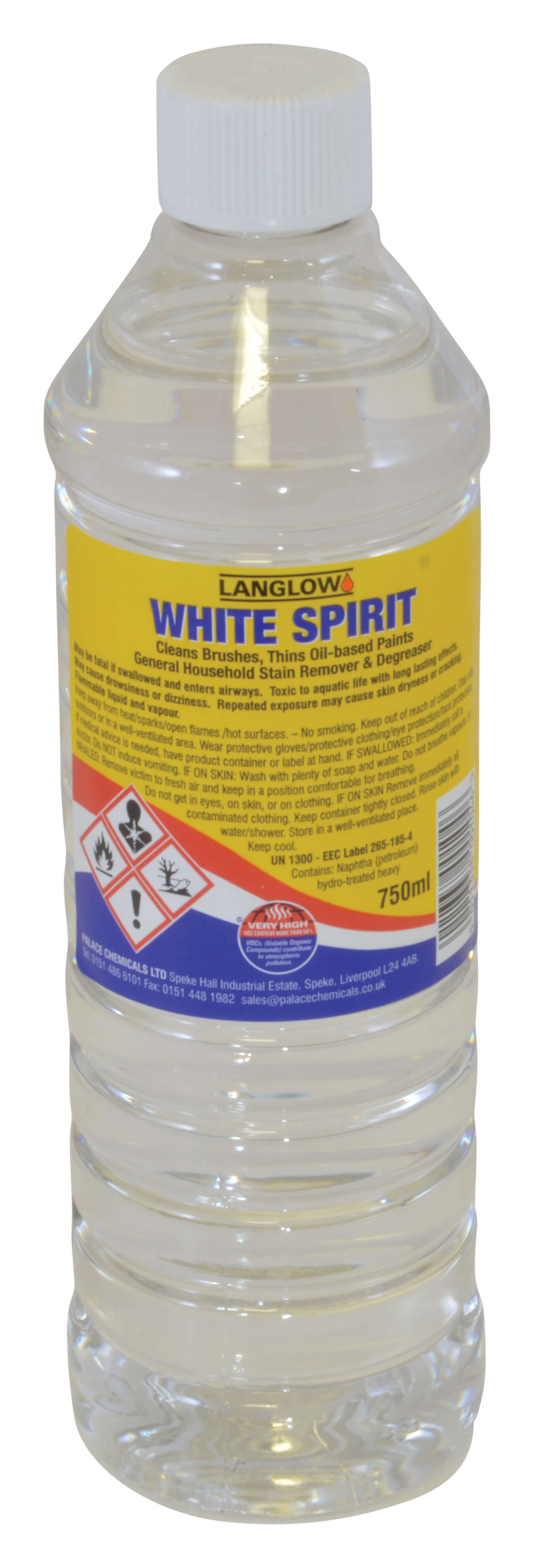 White Spirit 750ml Solvents Finishes Consumables Tilgear