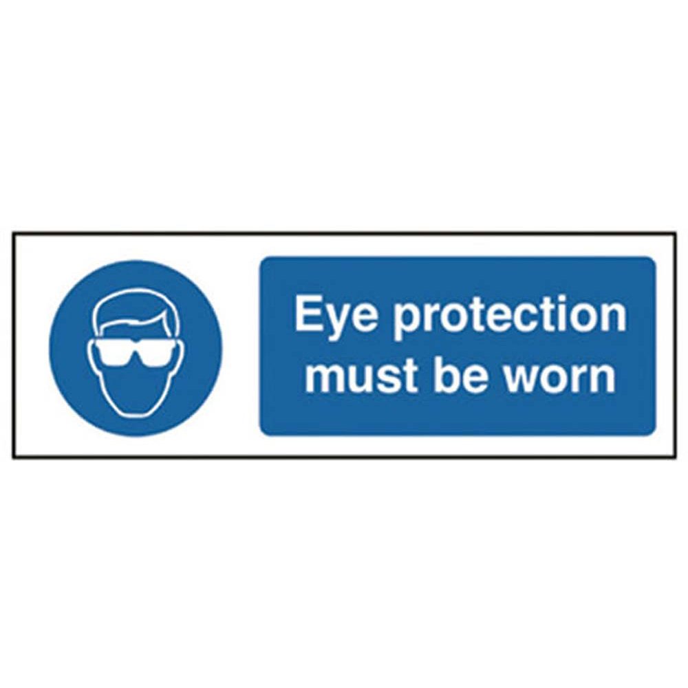 Eye Protection Must Be Worn R/P 300 x 100mm