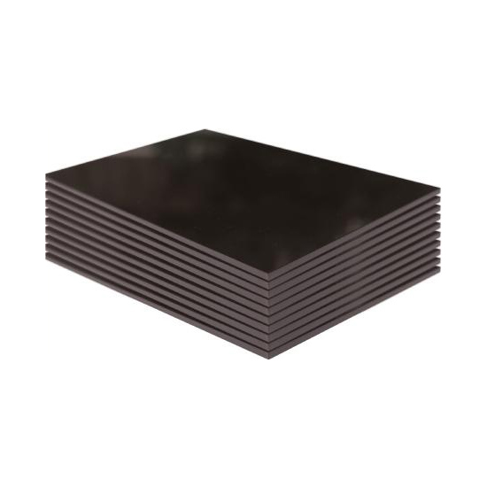 Cast Acrylic 3mm Sheet - Solid Black 1000 x 600mm - Pack of 10
