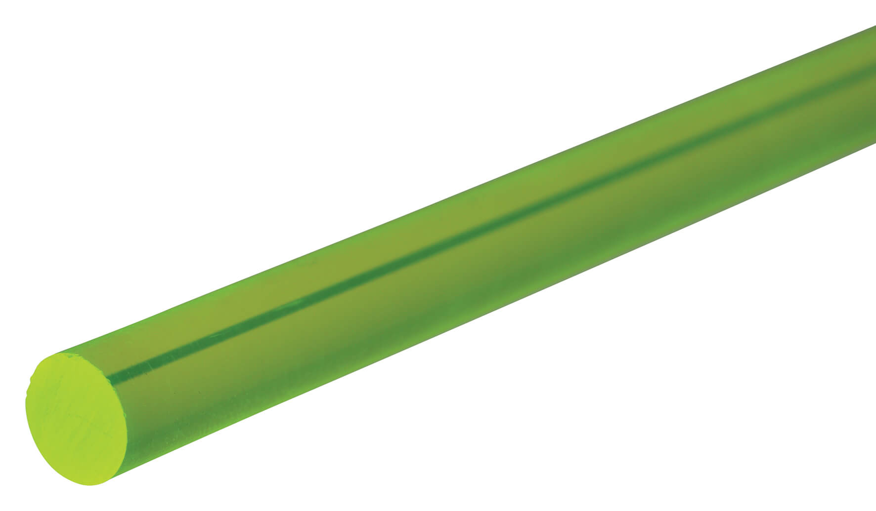 Fluorescent Acrylic Rod 4mm x 500mm - Green
