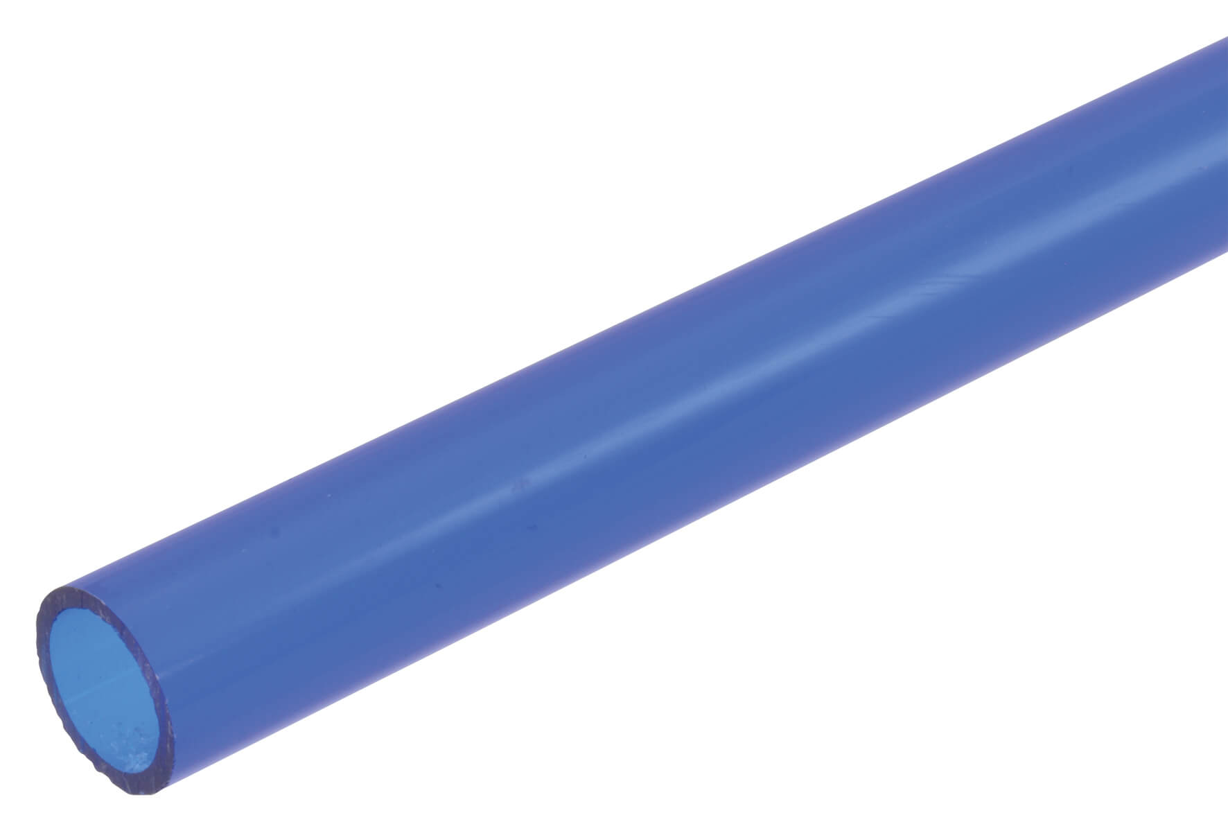 Transparent Acrylic Tube 9.5/6.4mm x 610mm - Blue