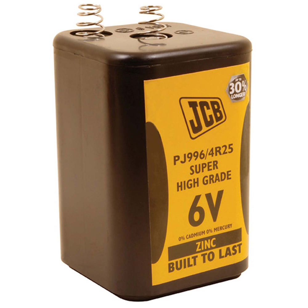 JCB Heavy Duty Lantern Battery 6V