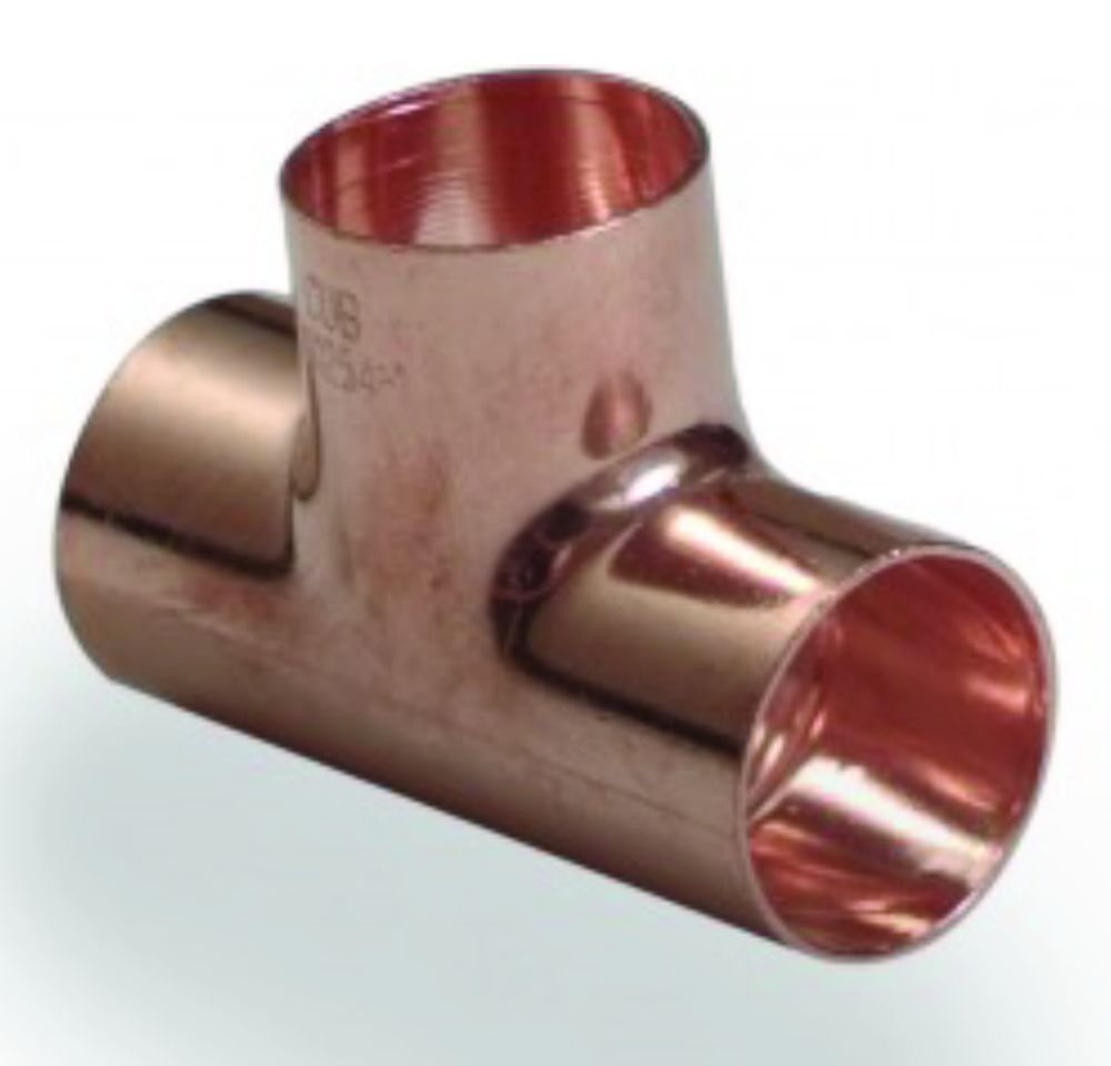 Copper End Feed Tee - 15mm