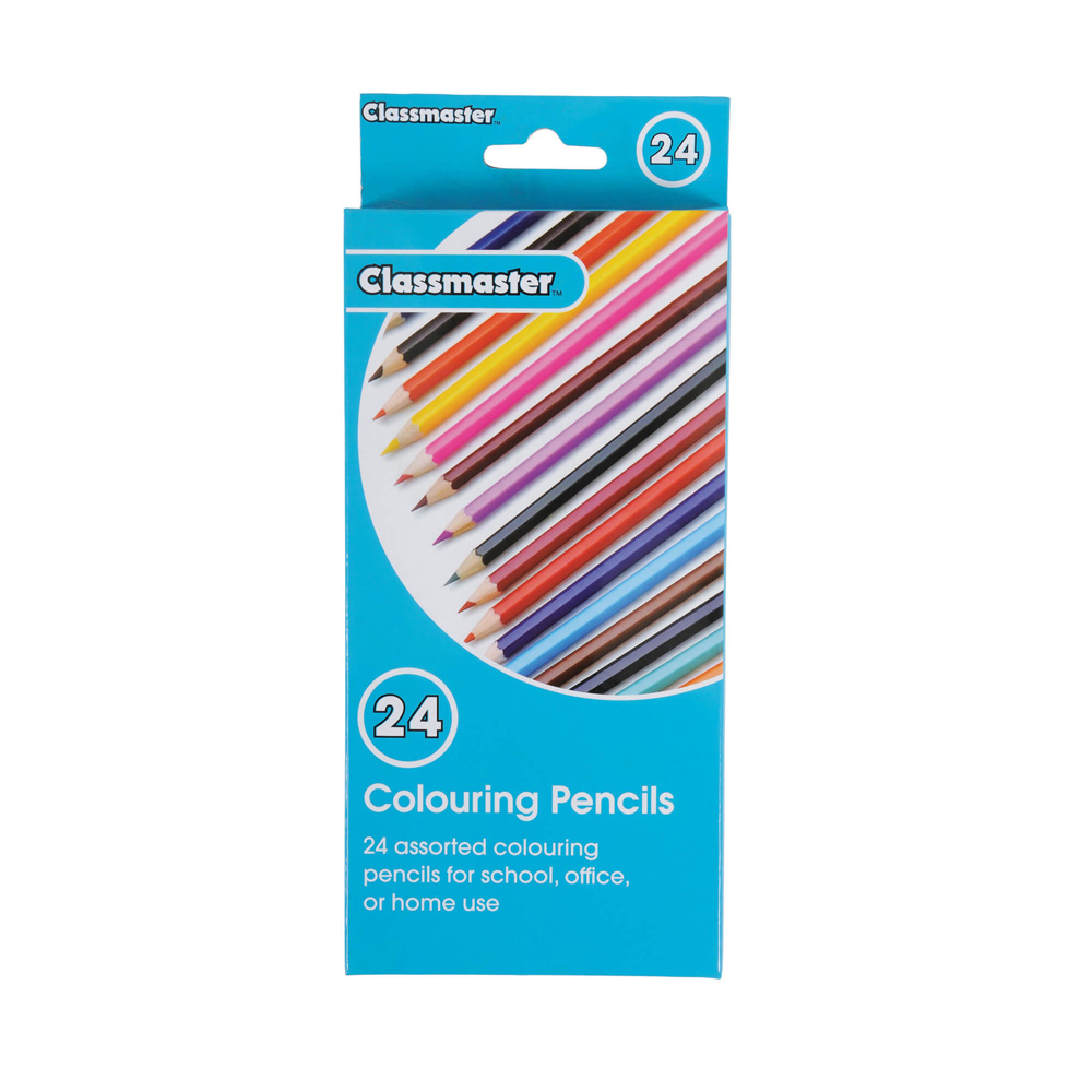 Colouring Pencils Assorted - Pack of 24