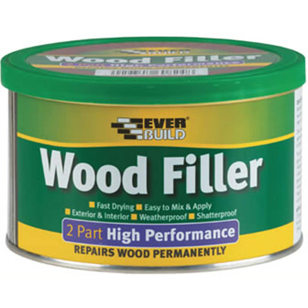 Everbuild Two Part Wood Filler - Light Stainable - 500g