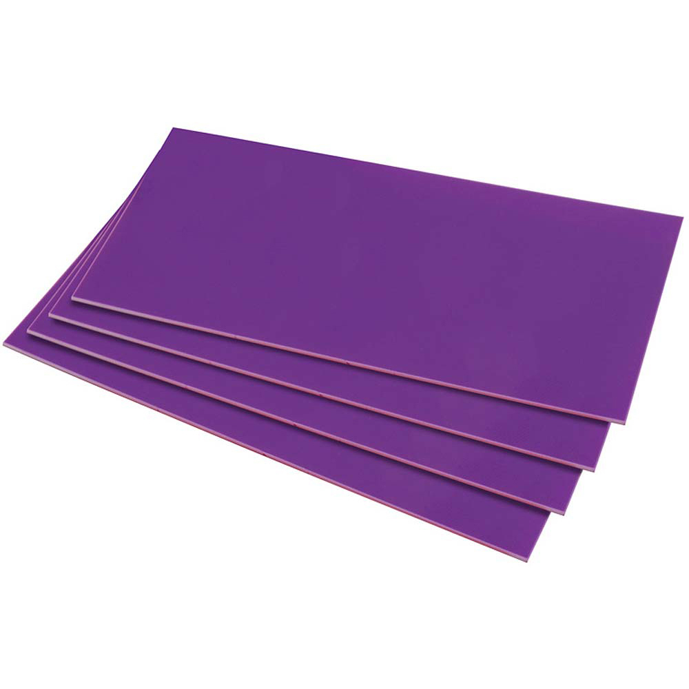 HIPS  1.0mm Sheet - 254mm x 457mm - Purple