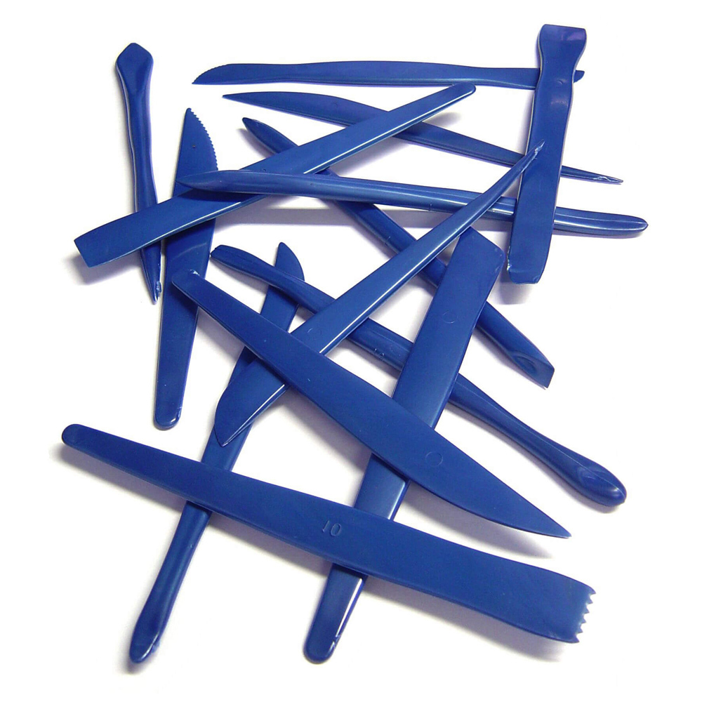 Plastic Clay Knives Pack 14