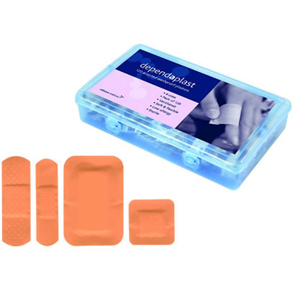 Waterproof Sterile Plasters - Assorted Pack of 120