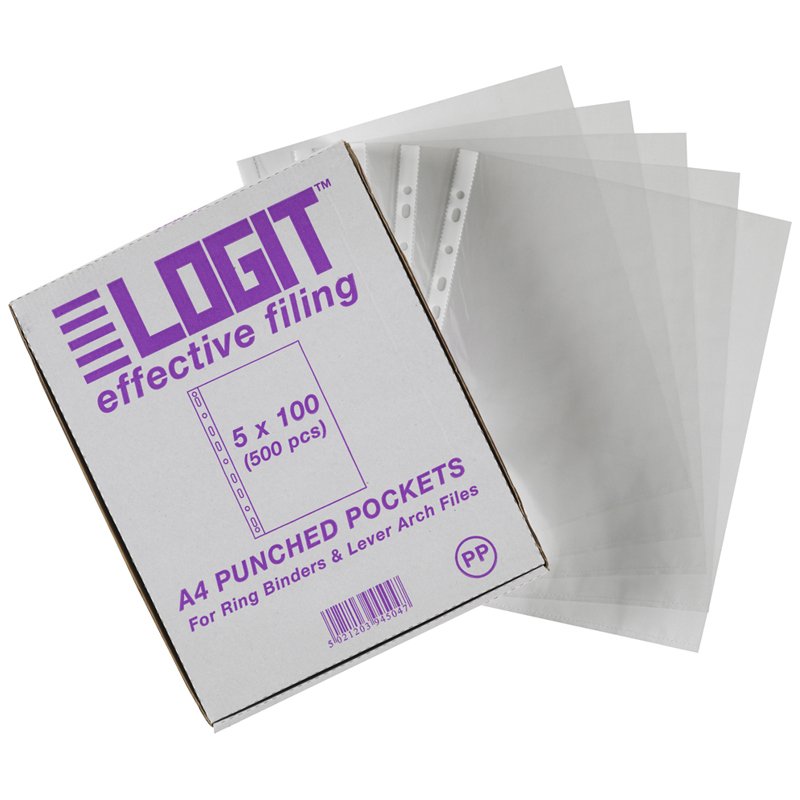 Punched Pockets A4 - Pack of 500