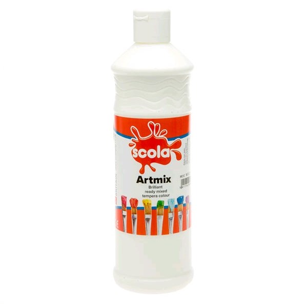 Ready Mixed Poster Paint White - 600ml