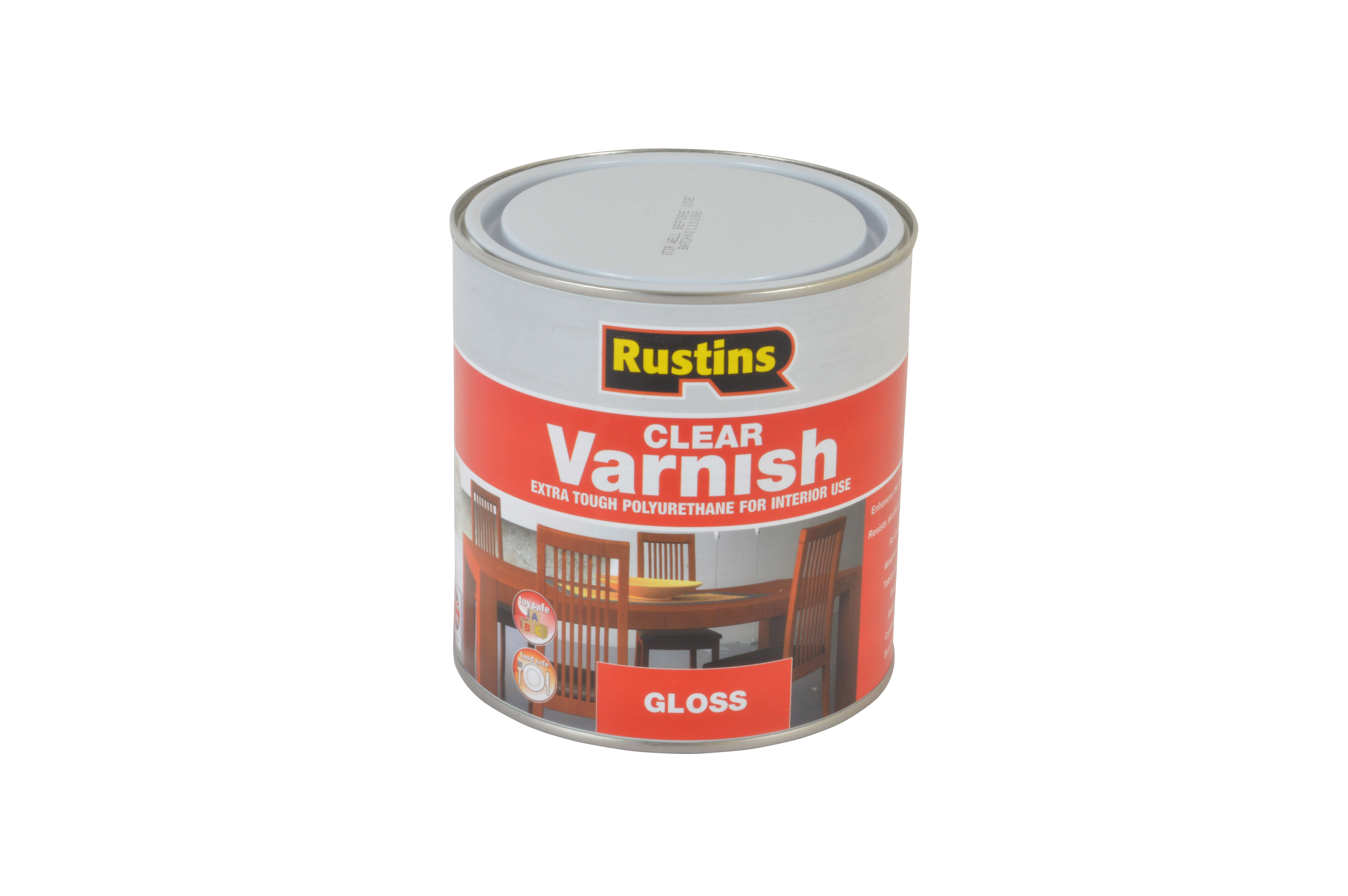 Rustins Polyurethane Varnish - Gloss - 500ml