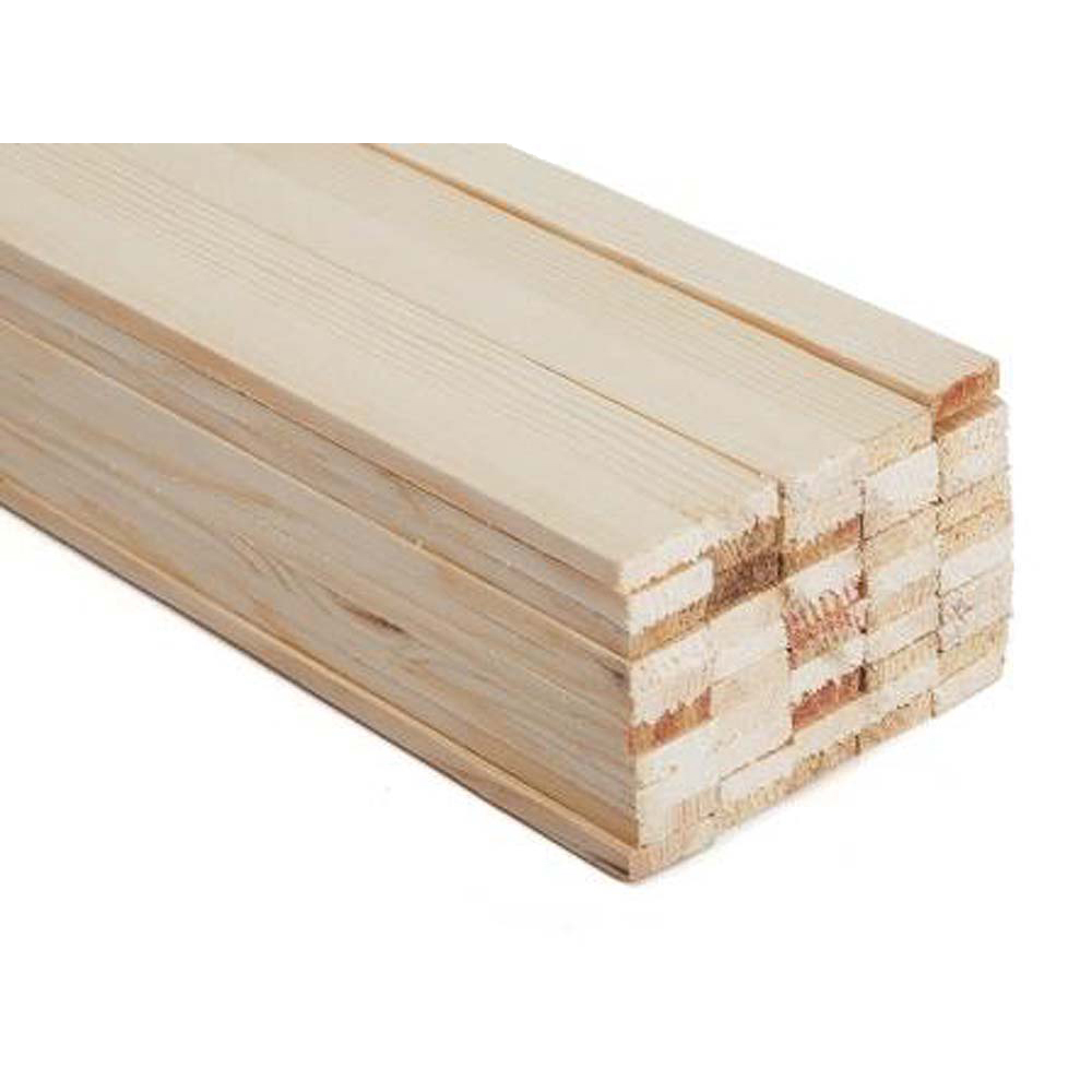 Softwood Rectangle 25 x 5mm - Pack of 100