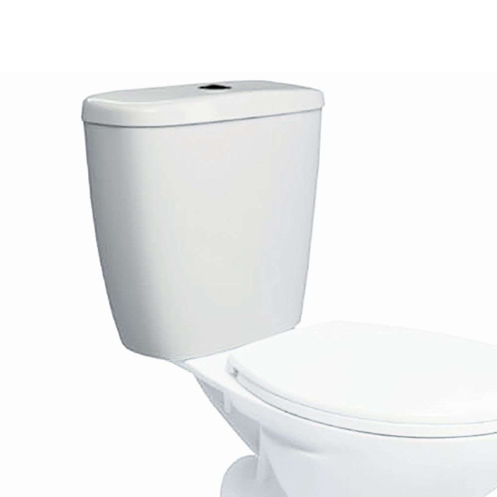 WC Cistern Close Coupled Top Flush White