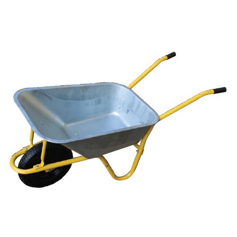 Wheelbarrow 90L with Solid Puncture-Free Tyre