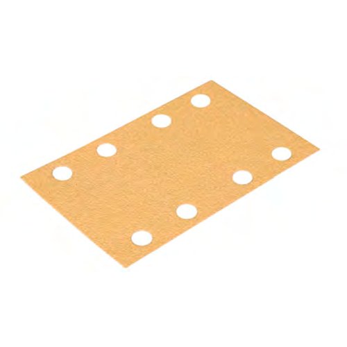 Punched 1/3 Sheet Abrasives 8-Hole 120 Grit - Pack of 5