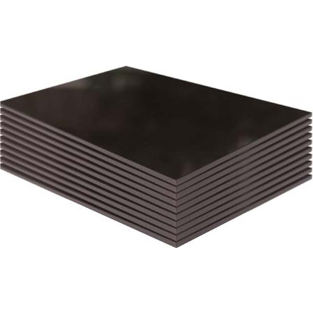 Cast Acrylic 3mm Sheet - Solid Black  600 x 400mm - Pack of 10