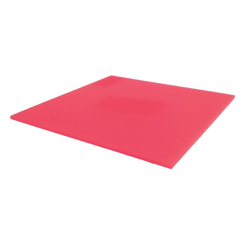 Cast Acrylic 3mm Sheet - Highlights Flamenco Pink 600 x 400mm