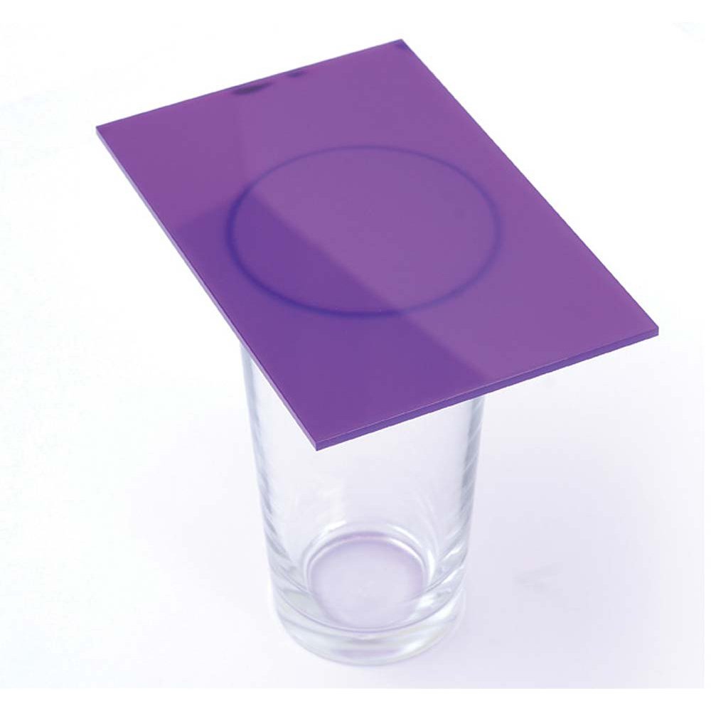 Premium Cast Acrylic 3mm Sheet - Solid Purple 600 x 400mm