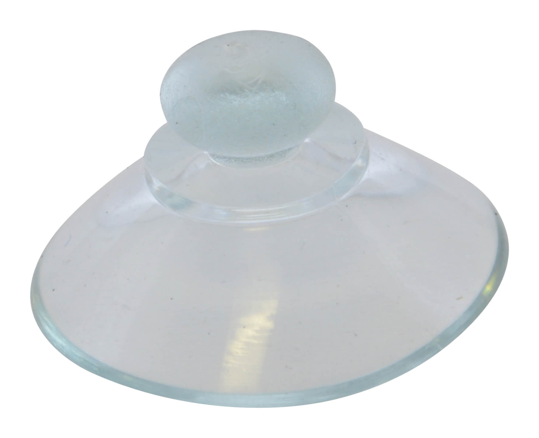 Clear Acrylic Suction Caps -  20mm Diameter - Pack of 10