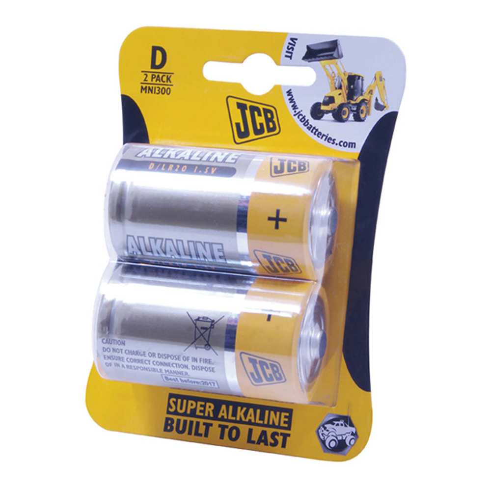 JCB Alkaline D Battery - Pack Of 2