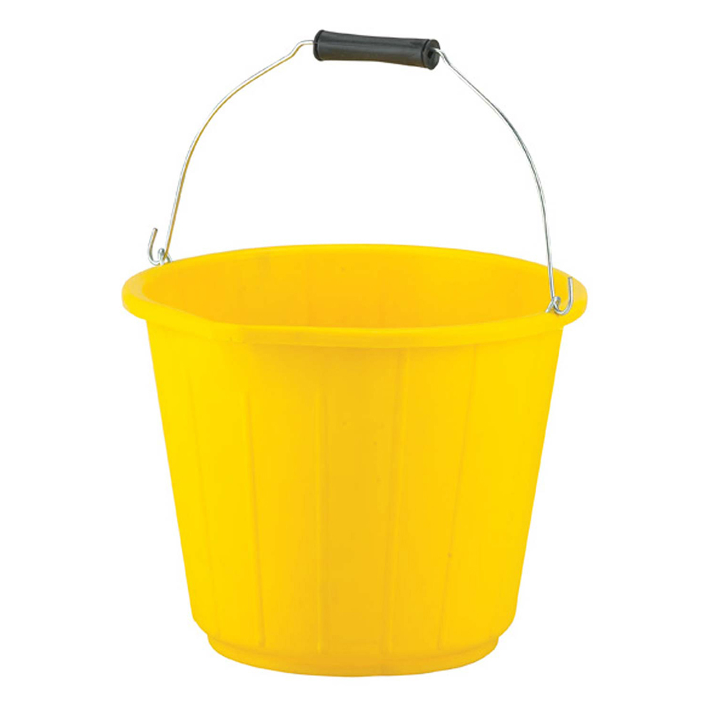 Yellow Heavy-duty Bucket