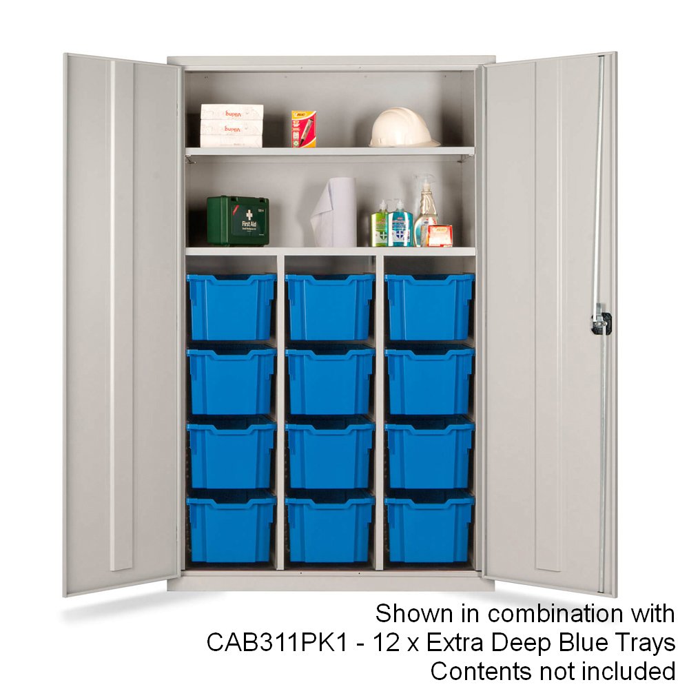 Combi Storage Cupboard - No trays and runners