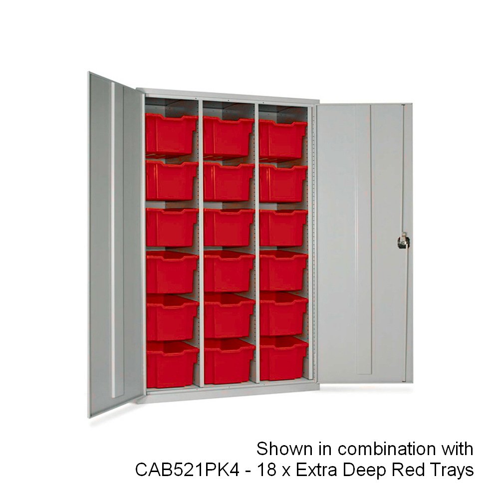 High Capacity Storage Cupboard - No trays and runners