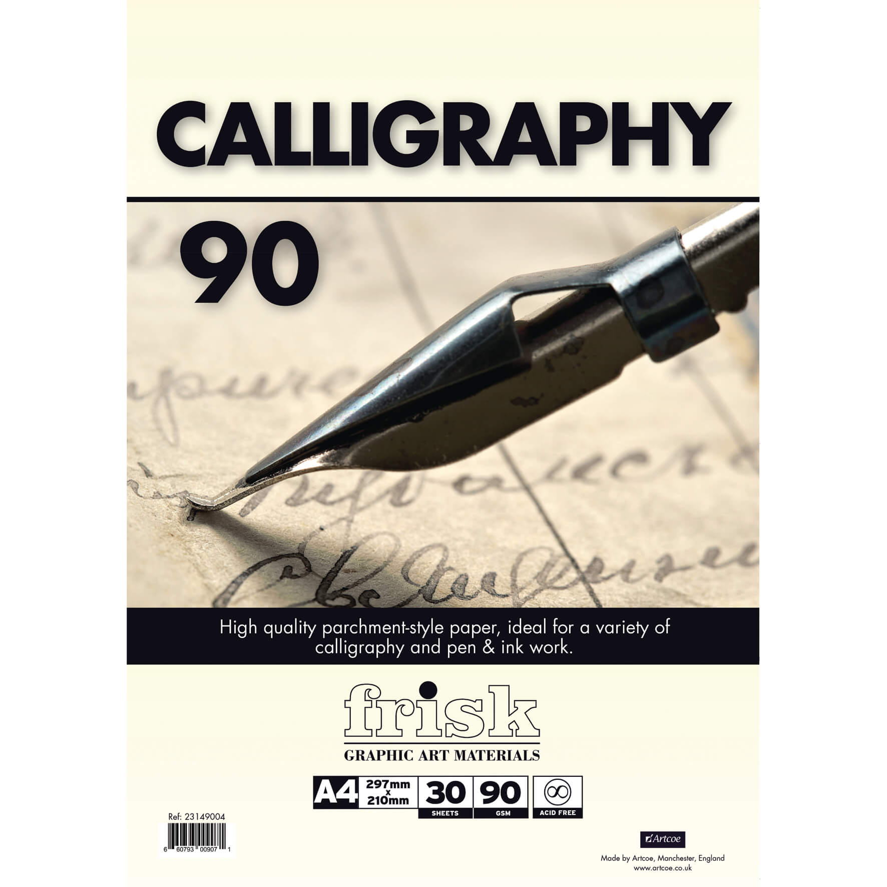 Calligraphy Paper Pad A4 90gsm - 30 Sheets