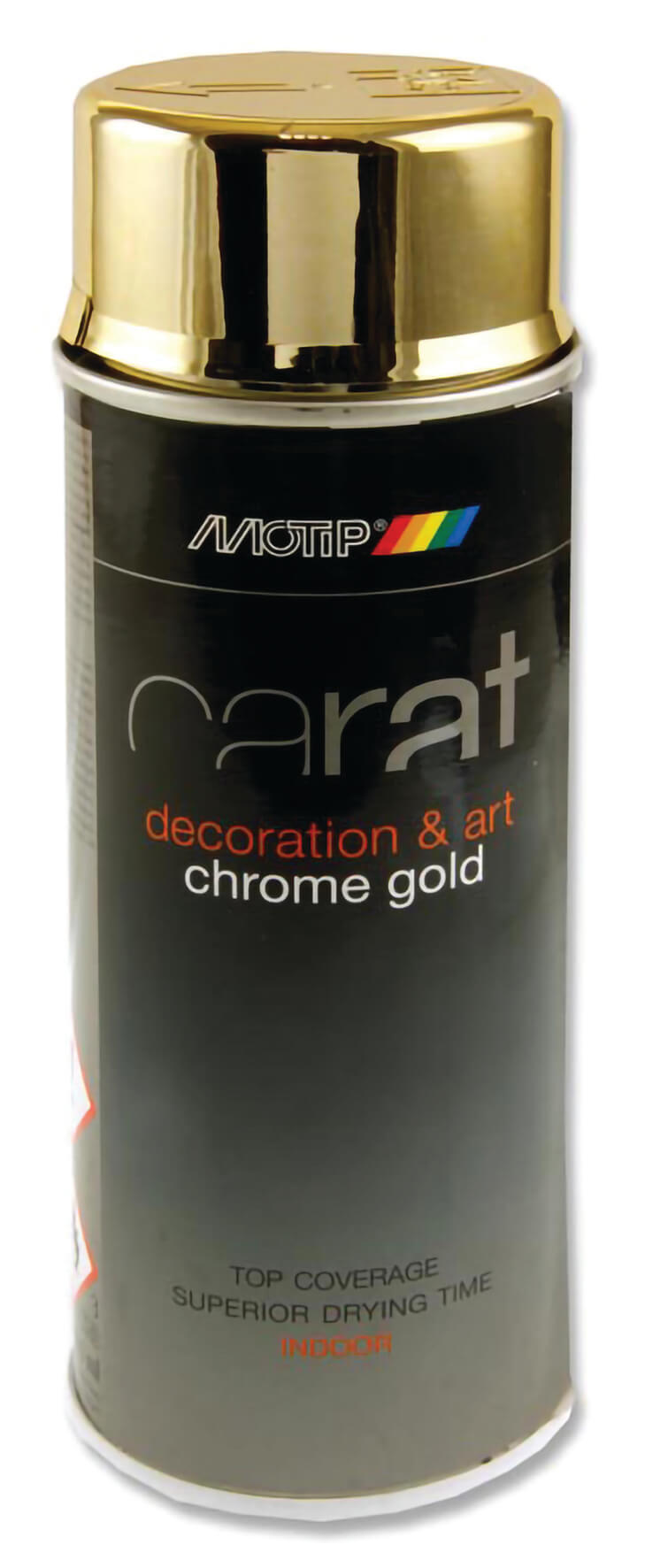 Can Art Chrome Effect Spray Paint, Gold - 400ml