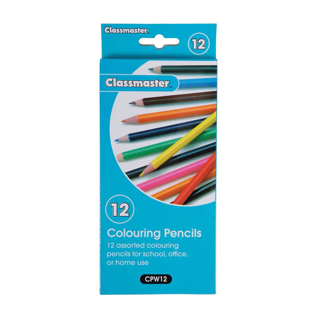 Colouring Pencils Assorted - Pack of 12