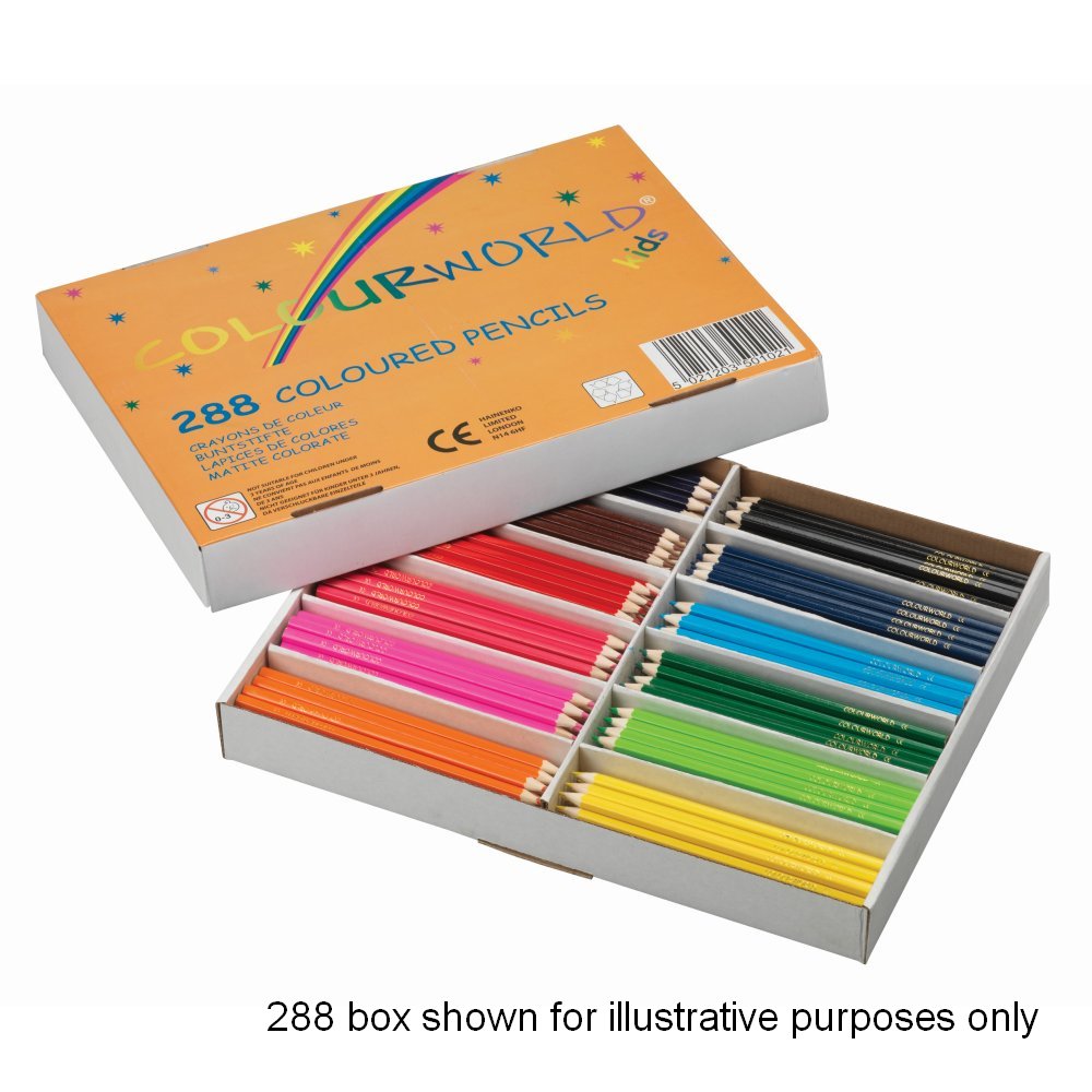Colouring Pencils Assorted - Pack of 504