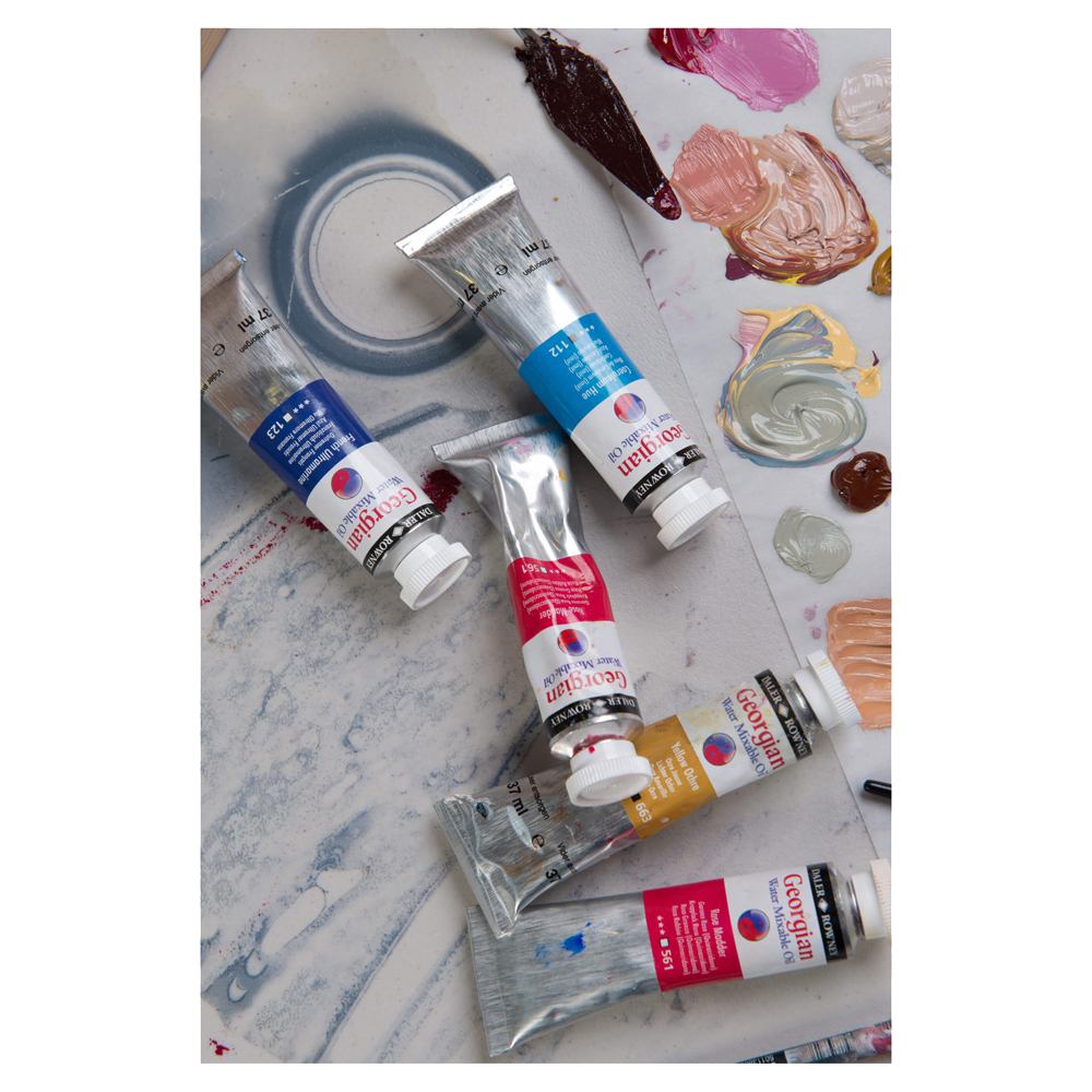 Daler Rowney Georgian Water Mixable Oil paint - French Ultramarine - 200ml