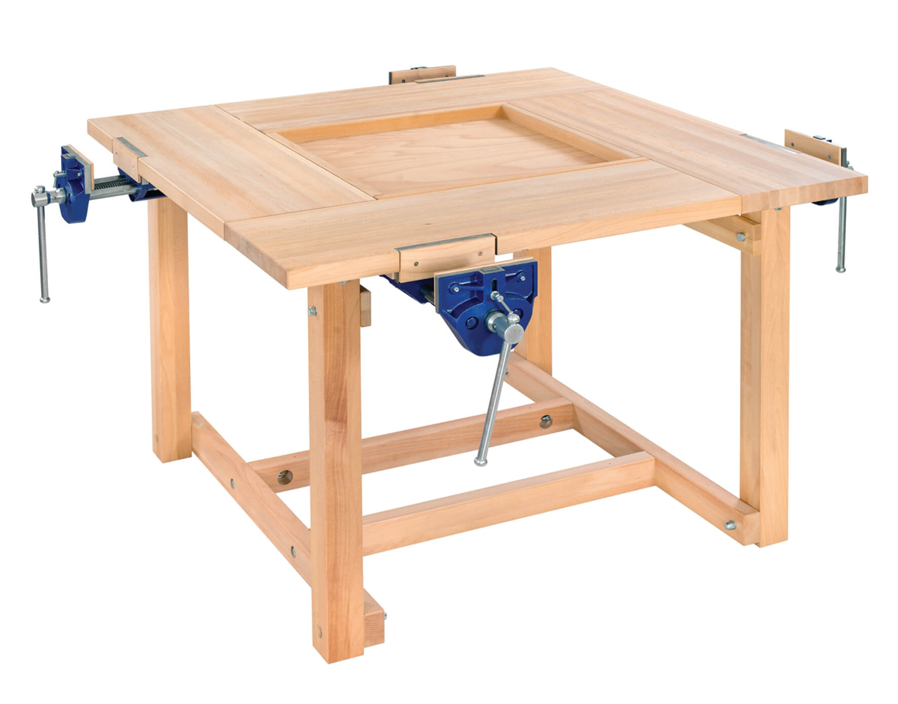 Edubench Traditional 4 Station Bench with plain screw vices