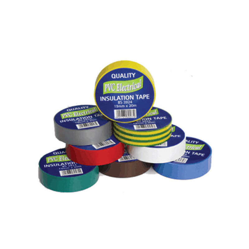 PVC Electrical Tape Assorted - pack of 10