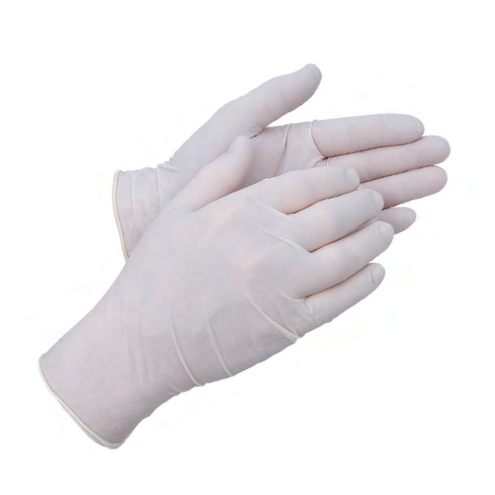 Disposable Powder Free Latex Gloves - Large (Pack of 100)