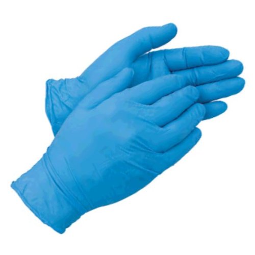 Disposable Powder Free Nitrile Gloves - Large (Pack of 100)