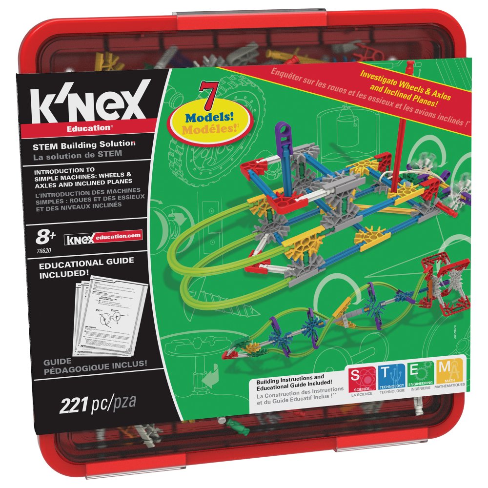 K'NEX Introduction to Simple Machines: Wheels, Axles & Inclined Planes