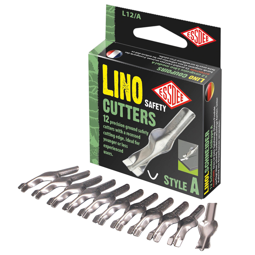 Essdee Safety Lino Cutters -  Assorted - pack of 12