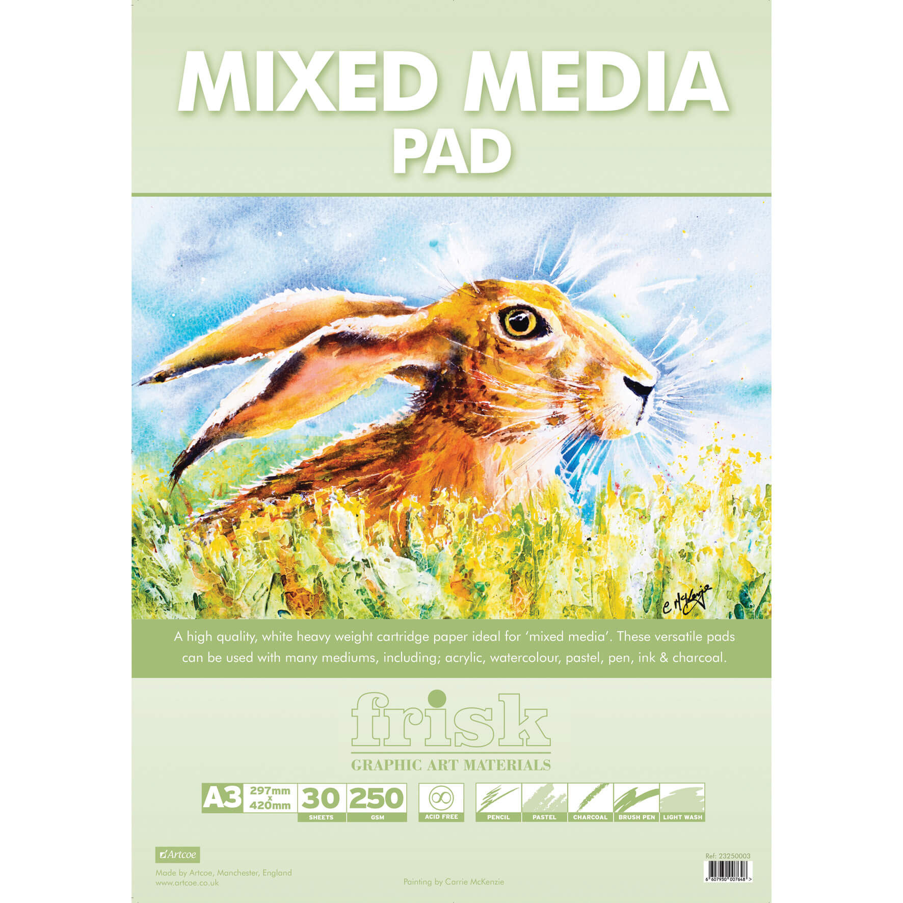 Mixed Media Pad A3 250gsm - 30 sheets