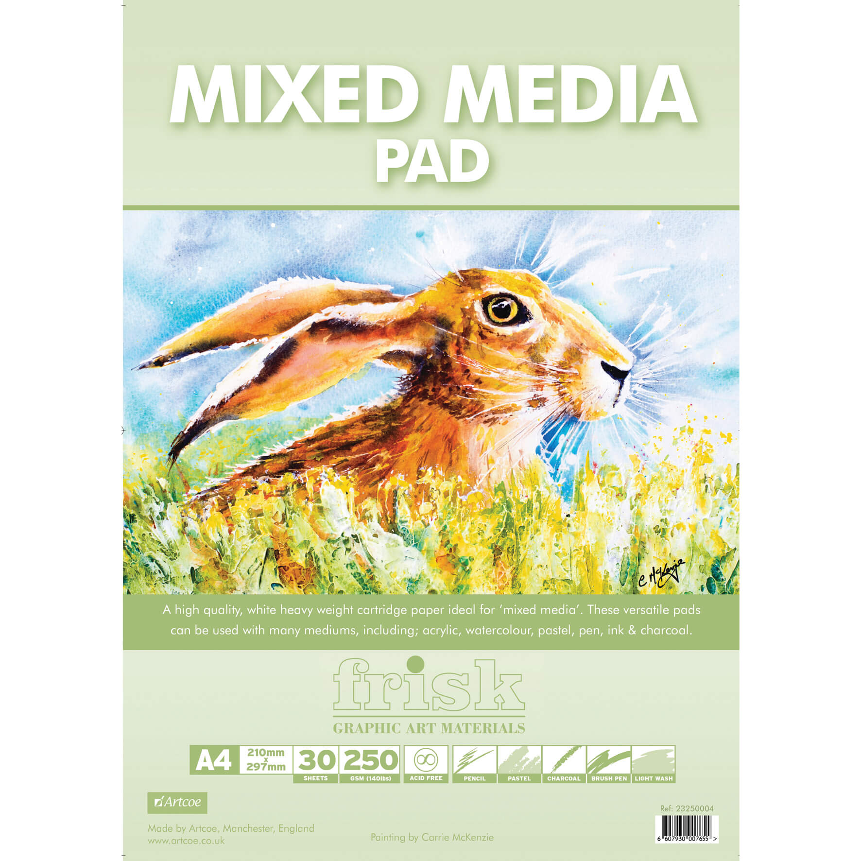 Mixed Media Pad A4 250gsm - 30 sheets