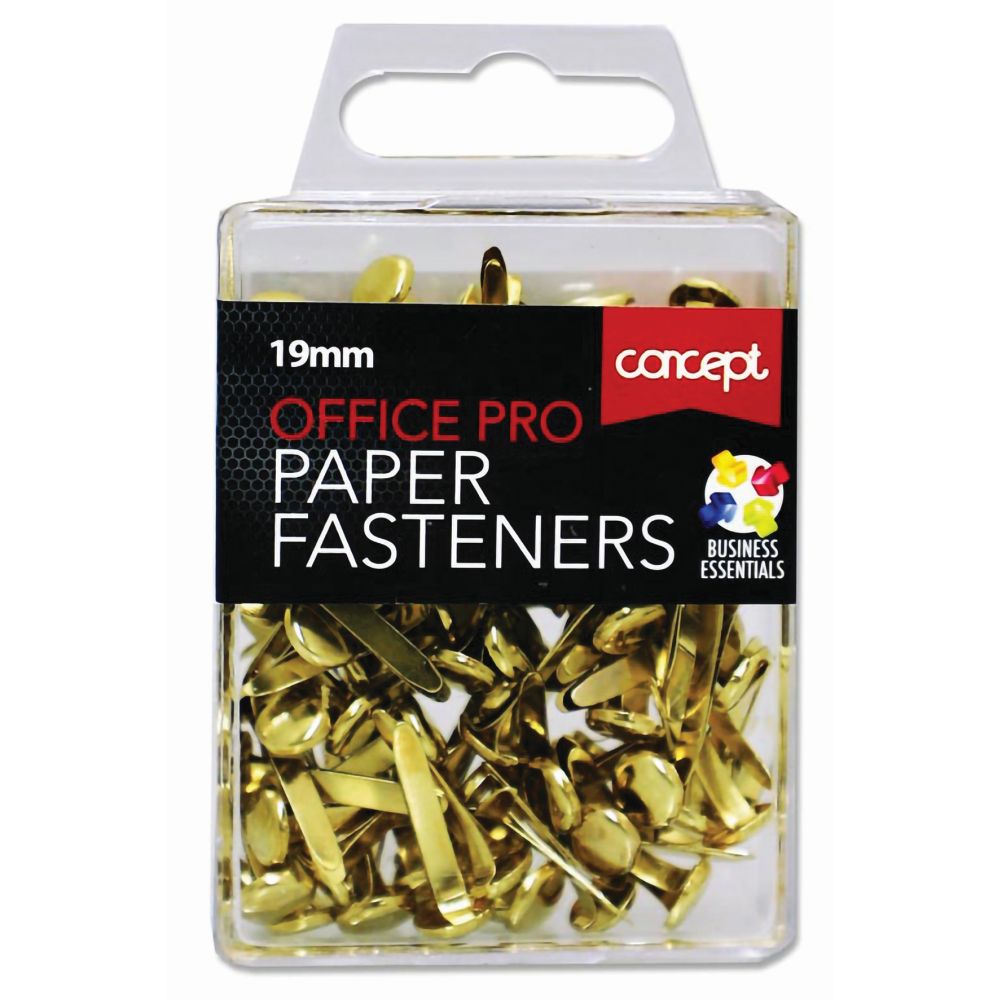 Paper Fasteners 19mm - Pack of 100