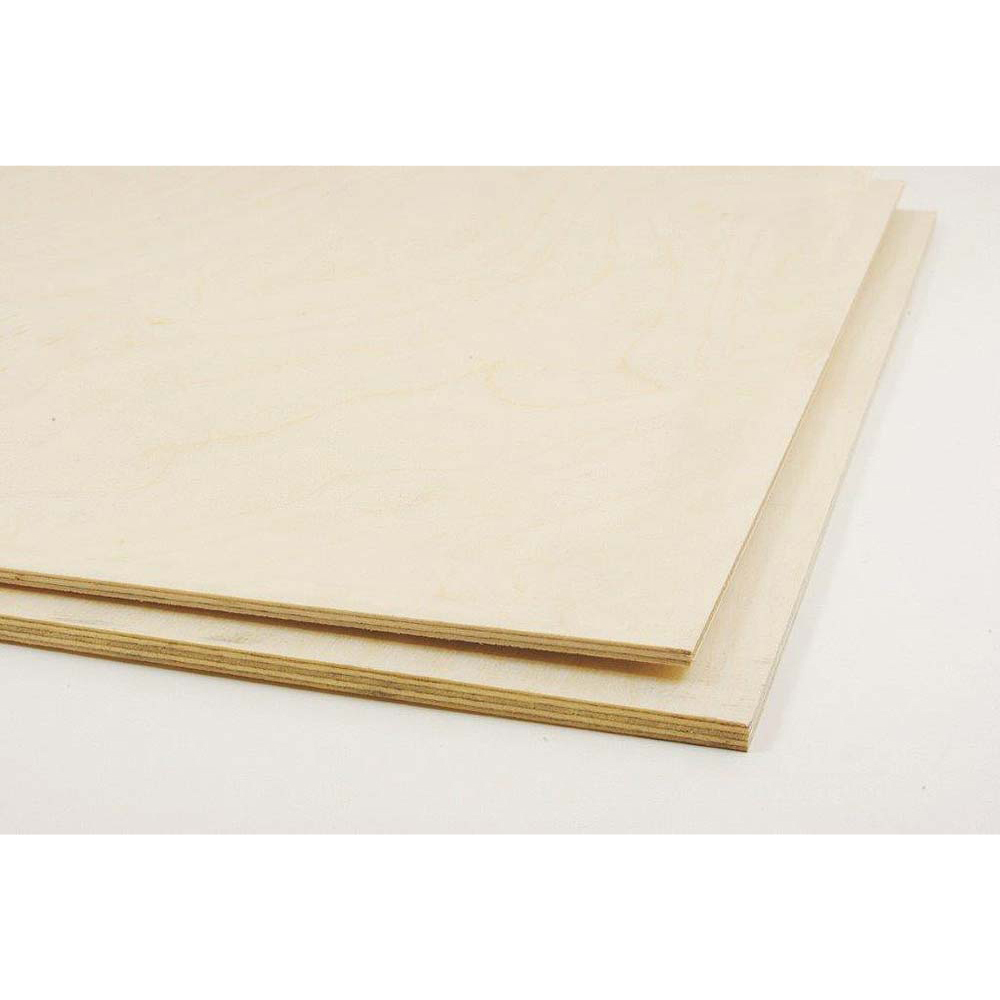 Poplar Plywood 600 x 300mm, 3/6mm, Assorted Pack of 24
