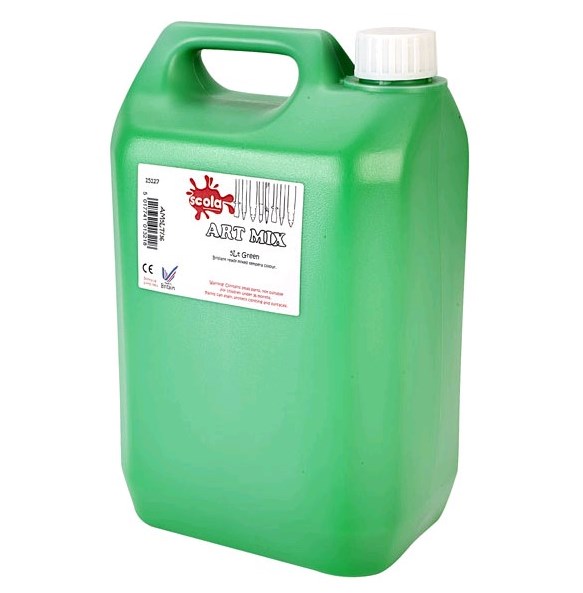 Ready Mixed Poster Paint Brilliant Green - 5l
