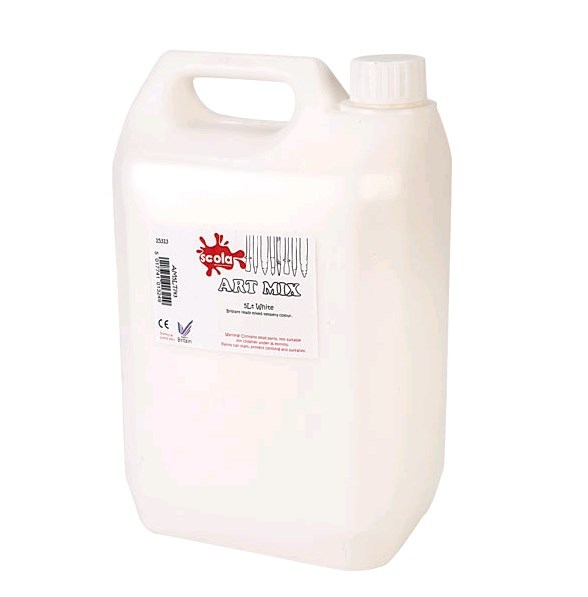 Ready Mixed Poster Paint White - 5l