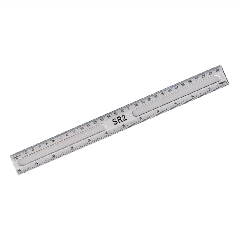 Clear Plastic Ruler 30cm/12