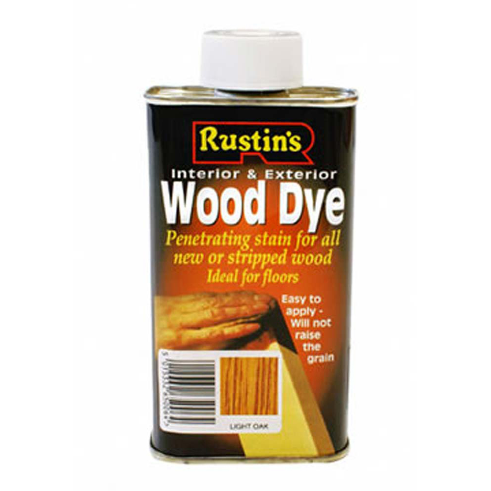Rustins Wood Dye 250ml - Light Oak